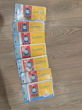 Thomas & Friends Thank You Cards - Blue, Red, Yellow